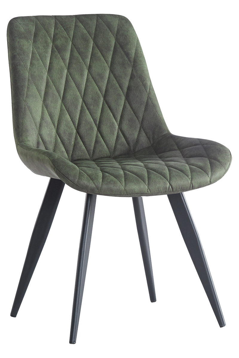 Restaurant Bistro Stuhl Scarlet Kunstleder Grün gepolstert